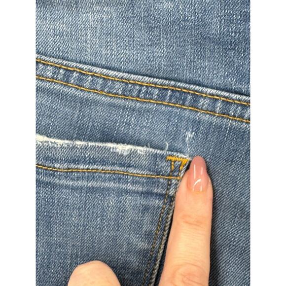 Raleigh Denim Jeans Womens 27 Blue Straight Leg Light Wash Mid Rise 5 Pocket - Picture 8 of 16